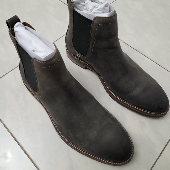 Brand New In Box Cole Haan Men's Chelsea Boot Size 9 Black Olive - Picture 5 of 12